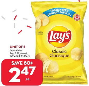 Giant Tiger Lay's Chips offer