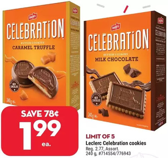 Giant Tiger Leclerc Celebration Cookies offer
