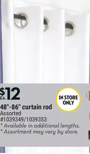 Giant Tiger 52" x 84" Faux Silk Curtain with Grommets offer