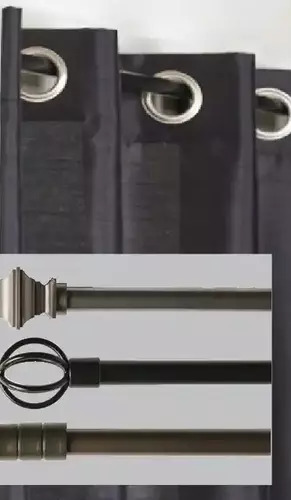 Giant Tiger 52" x 84" Faux Silk Curtain with Grommets offer