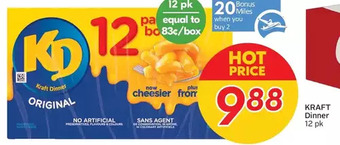 Sobeys Kraft Dinner offer