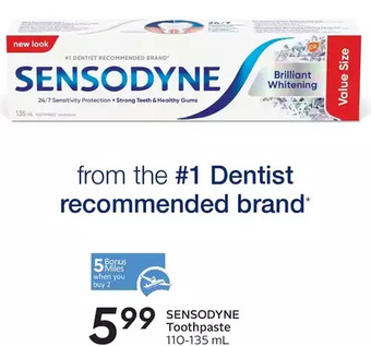 Sobeys Sensodyne Toothpaste offer