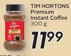 Sobeys Tim Hortons Premium Instant Coffee offer
