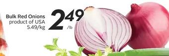 Sobeys Bulk Red Onions offer