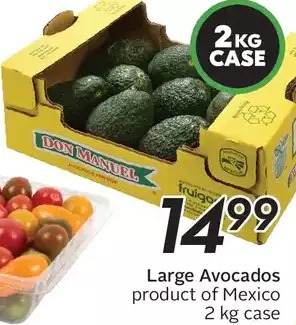 Sobeys Large Avocados offer