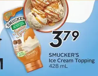 Sobeys Smucker's Ice Cream Topping offer