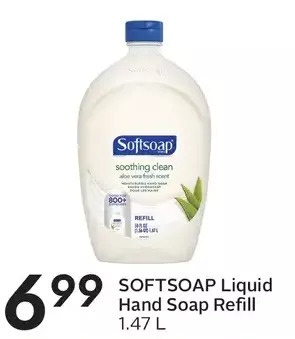 Sobeys Softsoap Liquid Hand Soap Refill offer