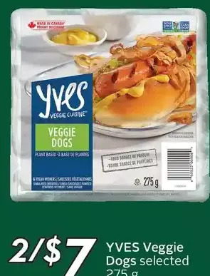 Sobeys Yves Veggie Dogs offer
