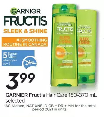 Sobeys Garnier Fructis Hair Care offer