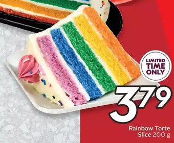 Sobeys Rainbow Torte Slice offer