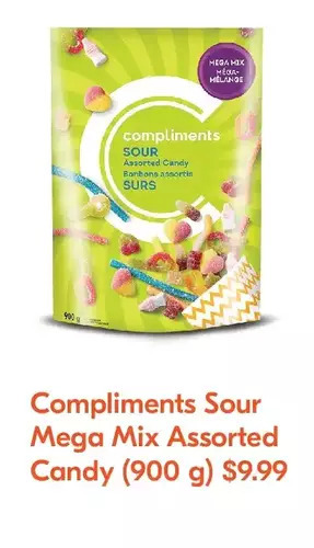 Sobeys Compliments Sour Mega Mix Candy offer