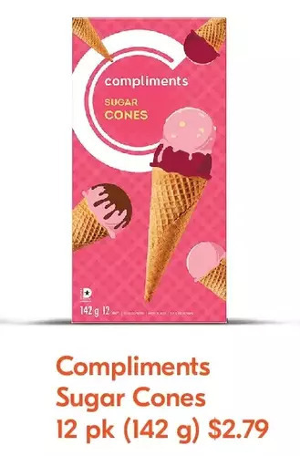 Sobeys Compliments Sugar Cones offer