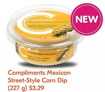 Sobeys Compliments Mexican Street-Style Corn Dip offer