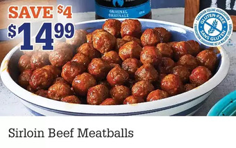 M & M Food Market Sirloin Beef Meatballs offer