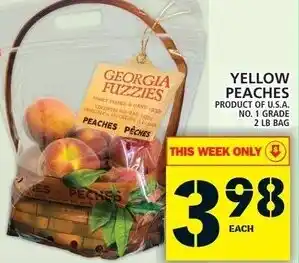 Food Basics Yellow Peaches 2 lb. offer