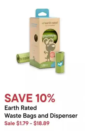 Petvalu Earth Rated Waste Bags and Dispenser offer