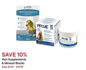 Petvalu Hari Supplements & Mineral Blocks offer