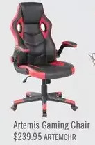The Brick Artemis Gaming Chair - Red and Black offer