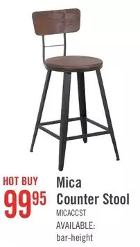 The Brick Mica Counter-Height Bar Stool offer