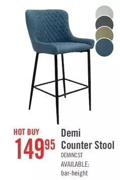 The Brick Demi Counter-Height Stool - Navy offer