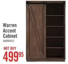 The Brick Warren Accent Cabinet - Walnut Oak offer