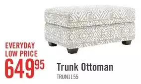 The Brick Sofa Lab The Trunk Ottoman - Greystone offer