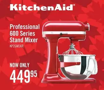The Brick KitchenAid Professional 600 Series Stand Mixer - KP26M1XER offer