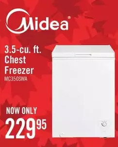 The Brick Midea 3.5 Cu. Ft. Chest Freezer offer