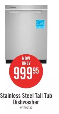 The Brick Whirlpool Top-Control Dishwasher with Third Rack offer