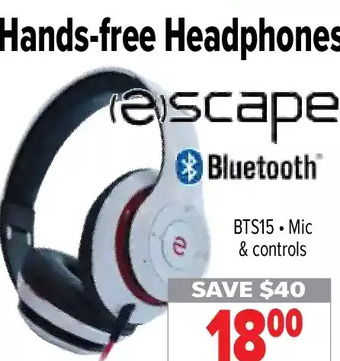 2001 Audio Video Escape Hands-Free Headphones offer