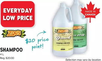 Ren’s Pets Depot Zoo's Shampoo offer
