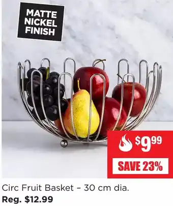 Kitchen Stuff Plus Circ Fruit Basket offer