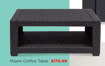 Kitchen Stuff Plus Miami Coffee Table offer