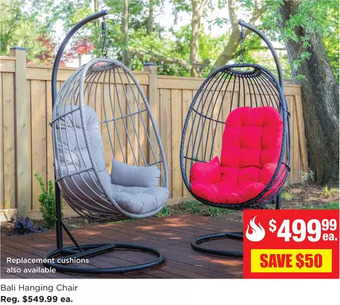 Kitchen Stuff Plus Bali Hanging Chair offer