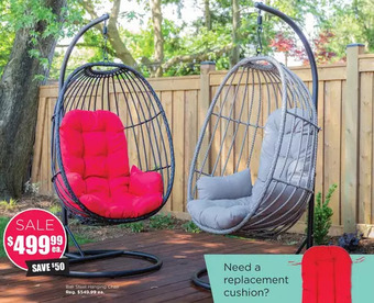 Kitchen Stuff Plus Bali Steel Hanging Chair offer