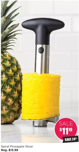 Kitchen Stuff Plus Spiral Pineapple Slicer offer