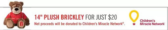The Brick 14" Plush Brickley offer