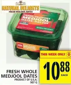 Food Basics Fresh Whole Medjool Dates 907 g offer