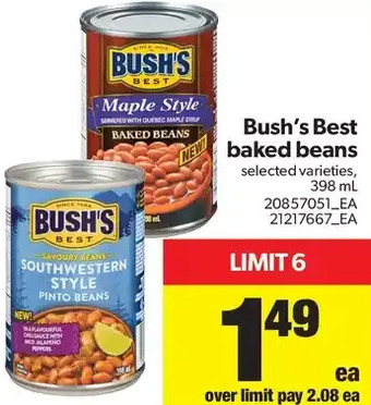 Real Canadian Superstore Bush's Best Baked Beans offer