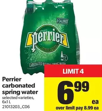 Real Canadian Superstore Perrier Carbonated Spring Water offer