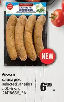 Real Canadian Superstore Frozen Sausages offer
