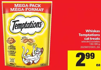 Real Canadian Superstore Whiskas Temptations Cat Treats offer