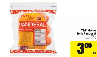 Real Canadian Superstore T&T Home Style Pandesal offer