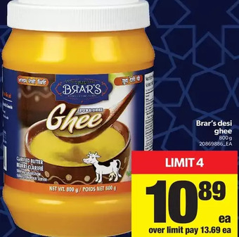 Real Canadian Superstore Brar's Desi Ghee offer