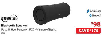 Visions Electronics Soundstage Bluetooth Speaker offer