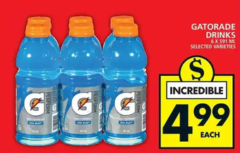 Food Basics Gatorade Drinks offer