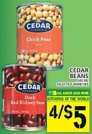 Food Basics Cedar Beans offer