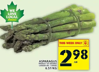 Food Basics Asparagus offer