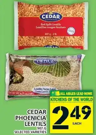 Food Basics Cedar Phoenicia Lentils offer
