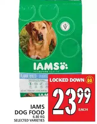 Food Basics Iams Dog Food offer